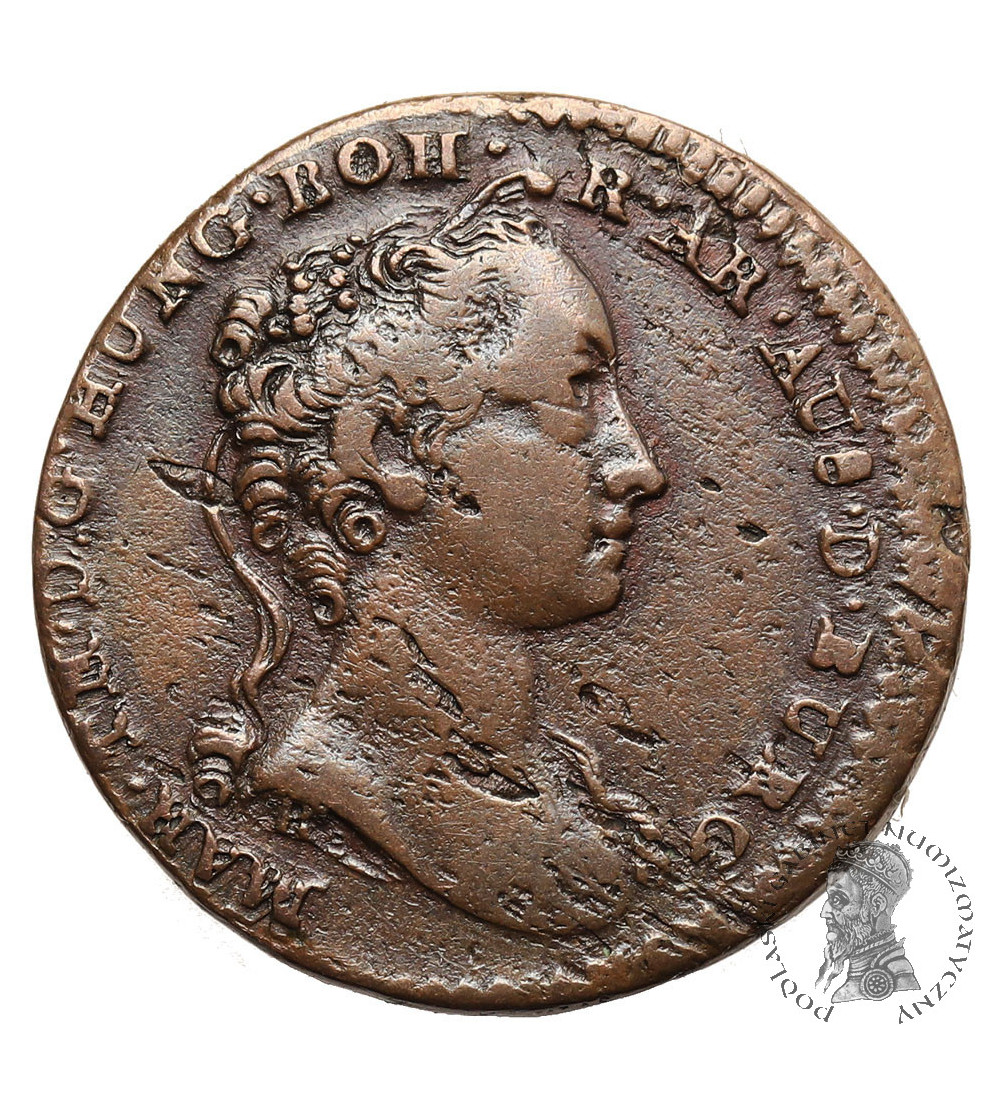 Spanish Netherlands, Maria Theresia 1740-1780. 1 Liard (Oord) 1745, Brabant - Antwerp mint