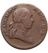 Niderlandy Austriackie, Franciszek II 1792-1806. 1 Liard (Oord) 1793, mennica Bruksela