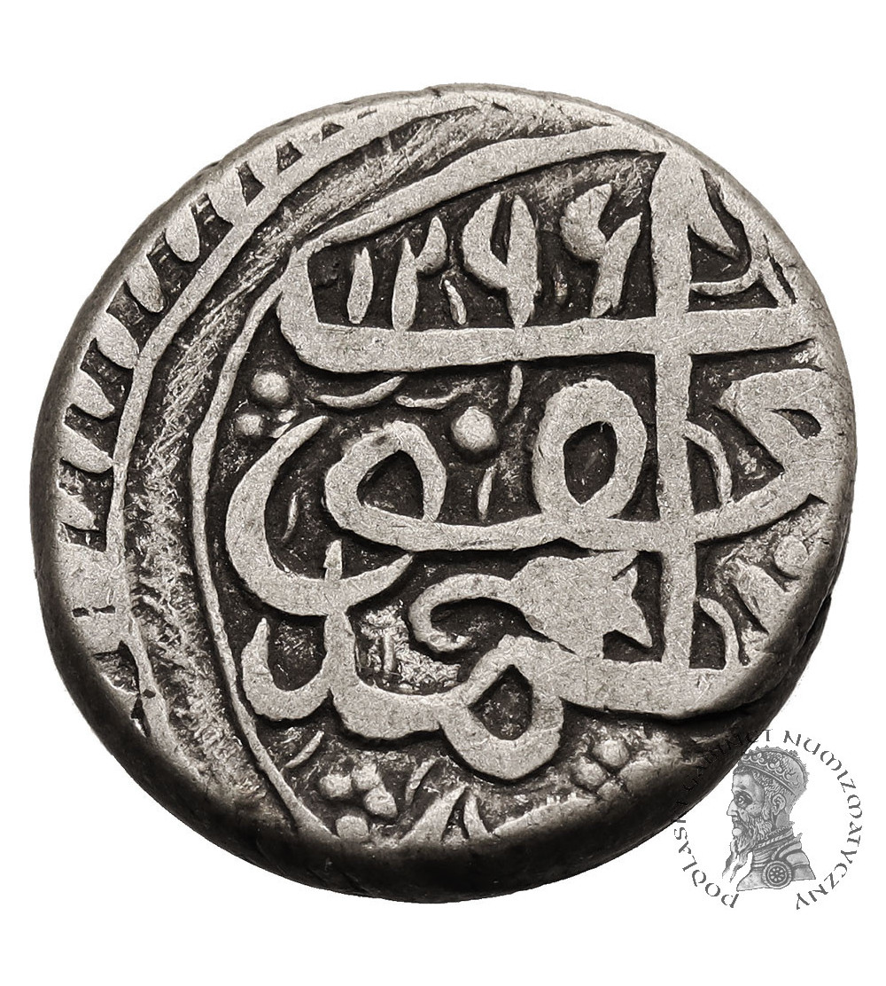Afganistan, Muhammad Yaqub, AH 1296-1298 / 1879-1880 AD. AR Rupia, AH 1296 / 1879 AD, mennica Kabul
