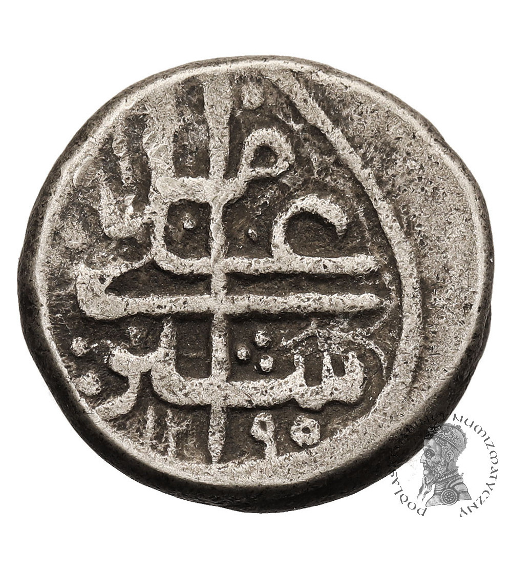 Afganistan, Sher Ali, AH 1285-1296 / 1868-1879 AD. AR 1/2 rupii, AH 1295 / 1878 AD