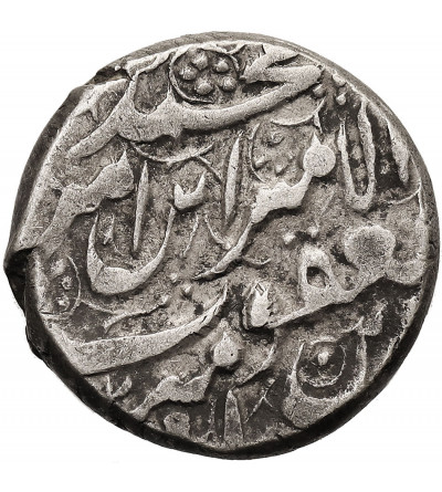 Afghanistan, Muhammad Yaqub, AH 1296-1298 / 1879-1880 AD. AR 1/2 Rupee, AH 1298 / 1880 AD