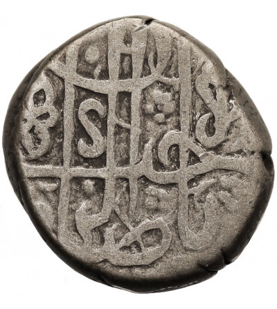 Afganistan, Wali Muhammad, AH 1297 / 1880 AD. AR Rupia, (data niewidoczna)
