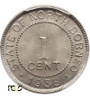 Brytyjskie Północne Borneo. 1 cent 1938 H - PCGS MS 66
