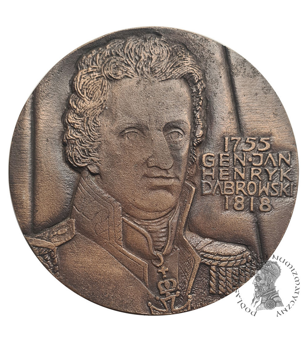Polska, PRL (1952–1989). Medal 1978, Generał Jan Henryk Dąbrowski 1755-1818, w 160. Rocznicę Śmierci
