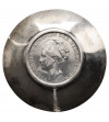 Netherland. Silver bowl / saucer with 2,5 Gulden coin 1943, Wilhelmina I 1890-1948