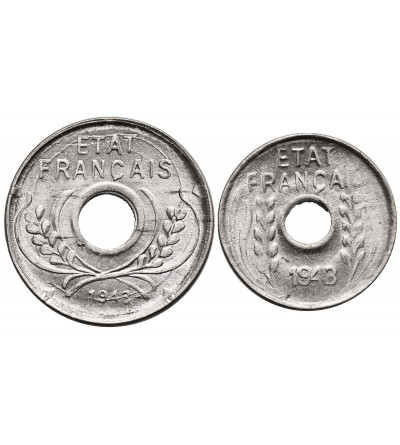 Indochiny Francuskie. 1, 5 centów 1943
