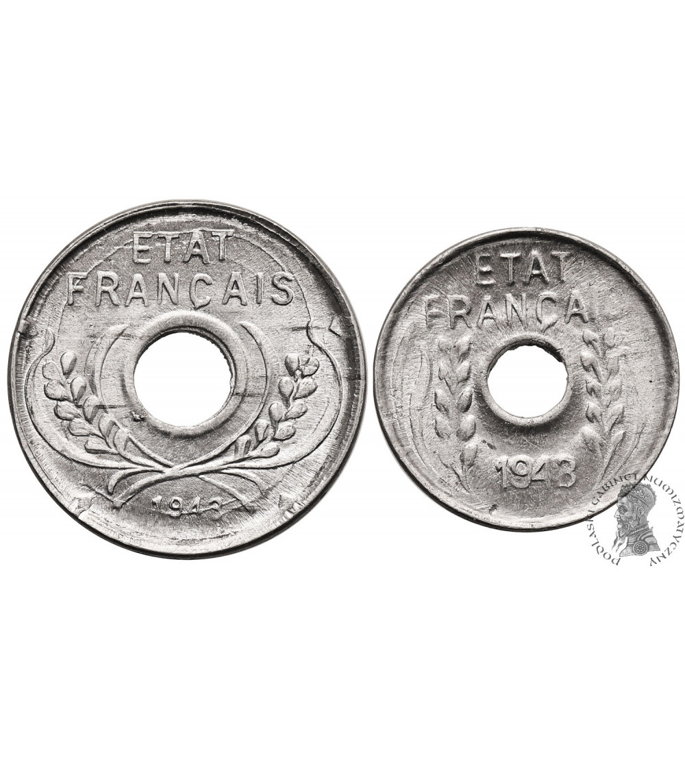 French Indo-China. Set 1, 5 Cents 1943
