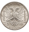 Albania, okupacja włoska. 5 Lek 1939 R, Rzym, Vittorio Emanuele III 1939-1943