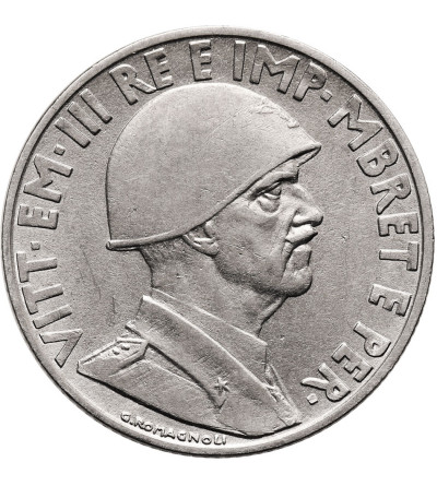 Albania, Italian Occupation WWII. 1 Lek 1939 R, Rome, Vittorio Emanuele III 1939-1943
