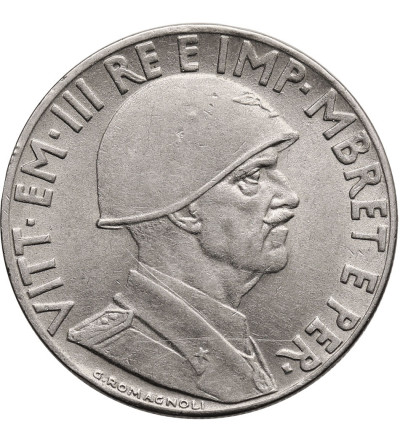 Albania, okupacja włoska. 0,20 Lek 1939 R, Rzym, Vittorio Emanuele III 1939-1943
