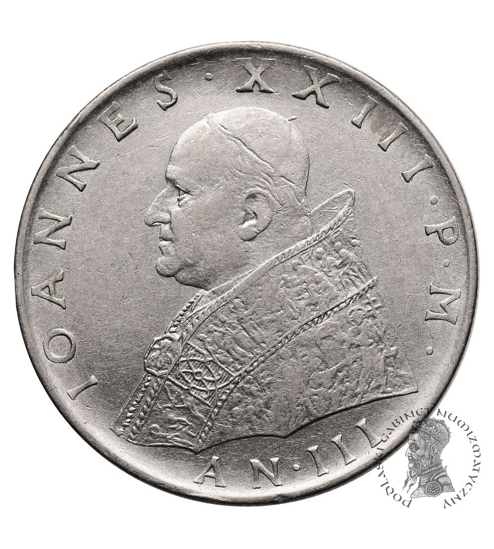 Vatican City, John XXIII 1958-1963. 100 Lire 1961, AN III