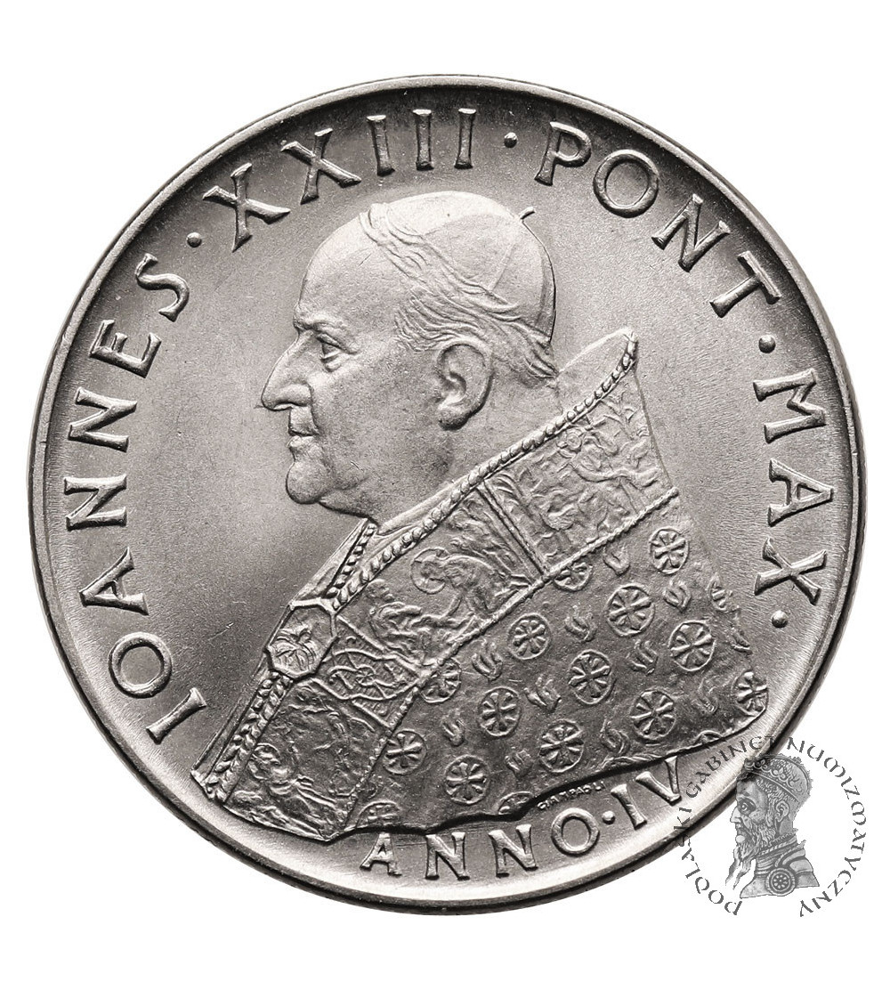 Vatican City, John XXIII 1958-1963. 100 Lire 1962, AN IV, second ecumential council