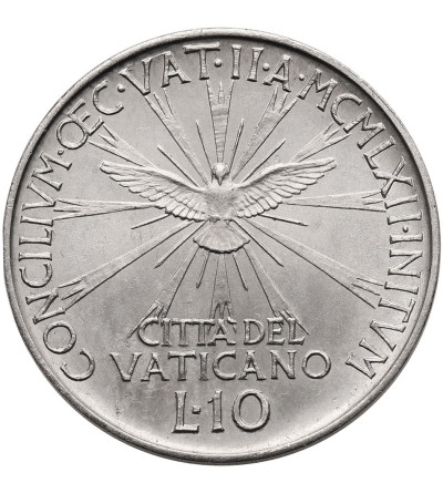 Vatican City, John XXIII 1958-1963. 10 Lire 1962, AN IV, second ecumential council