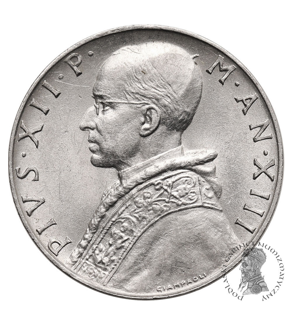 Watykan, Pius XII 1939-1958. 10 Lire 1951, AN XIII