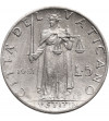Vatican City, Pius XII 1939-1958. 5 Lire 1951, AN XIII
