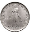 Vatican City, Pius XII 1939-1958. 50 Lire 1956, AN XVIII