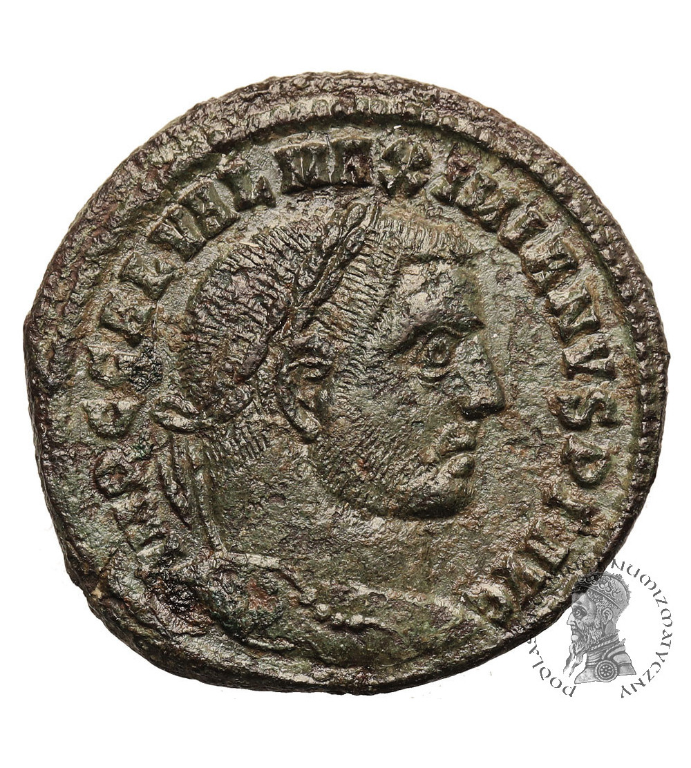 Roman Empire. Galerius, 293-311 AD. Follis (Nummus), 308-309 AD, Heraclea mint, Genius - GENIO IMPERATORIS