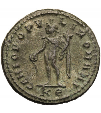 Cesarstwo Rzymska. Galeriusz, 293-311 AD. Follis (Nummus), 305-306 AD, Cyzicus, GENIO POPVLI ROMANI