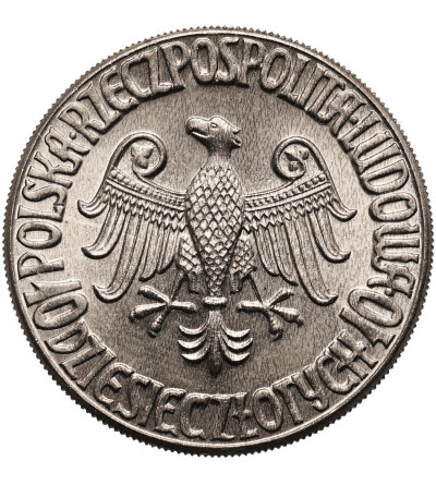 Polska, PRL. 10 złotych 1964, Kazimierz Wielki - próba