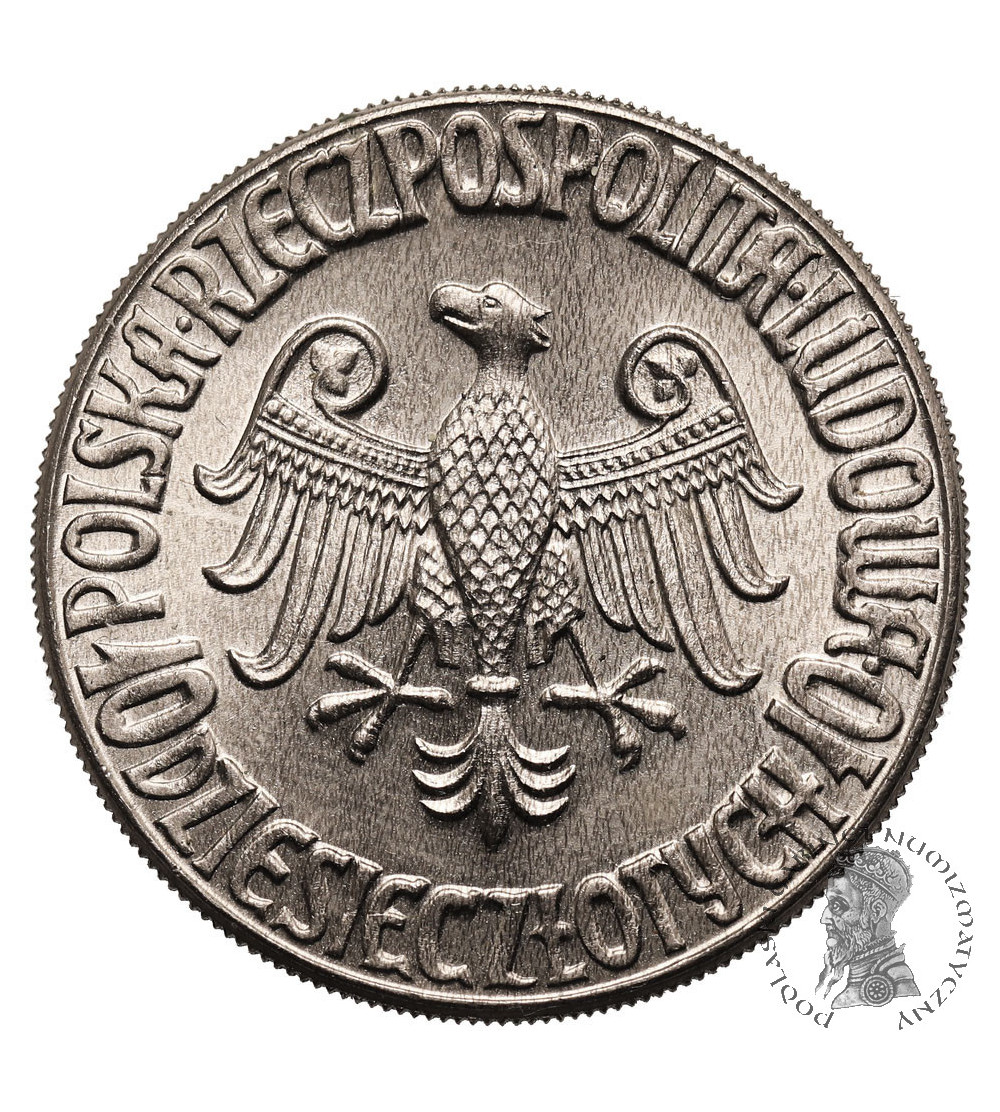 Poland, Peoples Republic. 10 Zlotych 1964, Kazimierz Wielki - proba
