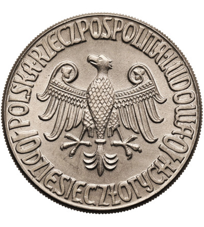Poland, Peoples Republic. 10 Zlotych 1964, Kazimierz Wielki - proba