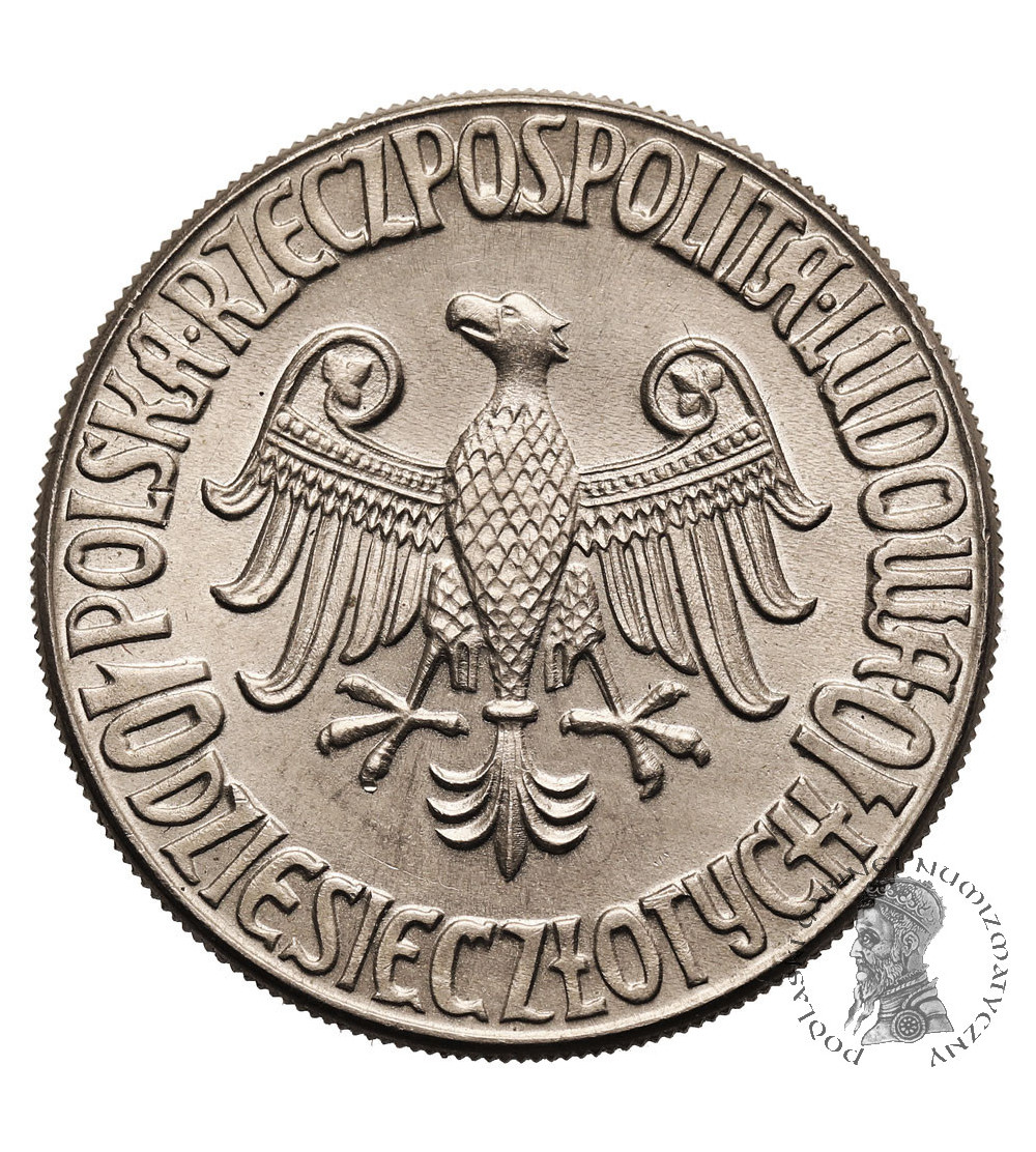 Polska, PRL. 10 złotych 1964, Kazimierz Wielki - próba