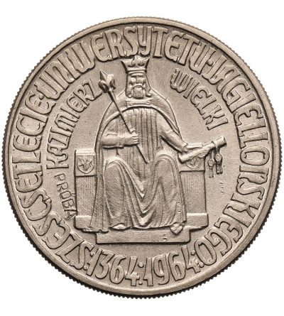 Polska, PRL. 10 złotych 1964, Kazimierz Wielki - próba