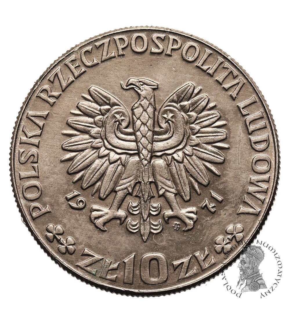 Polska, PRL. 10 złotych 1971, F.A.O. chleb dal świata - próba
