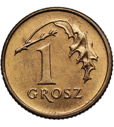 Poland. 1 Grosz 1991, Warsaw Mint