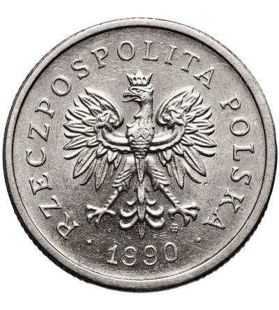 Poland. 1 Zloty 1990, Warsaw Mint