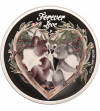 Tuvalu. 50 Centów 2012, Forever Love, kolorowana 1/2 oz Silver Proof