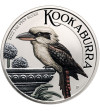 Australia. 1 Dollar 2022, Kookaburra Colorized, limited edition World Money Fair 2022, 1 oz Silver
