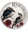 Australia. 1 Dollar 2022, Kookaburra Colorized, limited edition World Money Fair 2023, 1 oz Silver