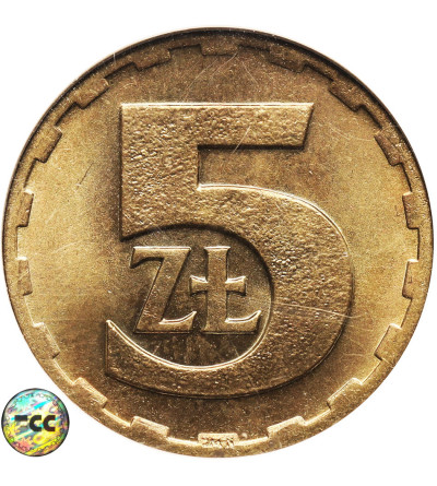 Polska, PRL. 5 złotych 1975 - ECC MS 63