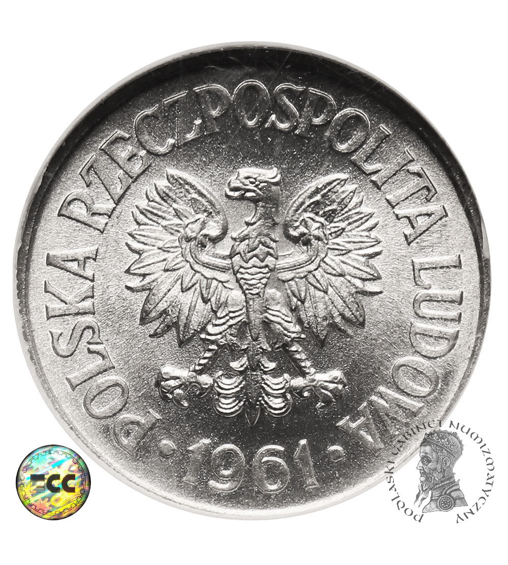 Polska, PRL. 10 groszy 1961, Warszawa - ECC MS 67
