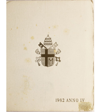 Watykan, Jan Paweł II 1979-2005. Oficjalny zestaw rocznikowy, 1982, AN IV - 7 sztuk