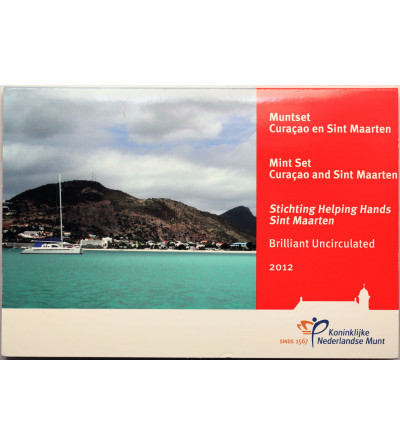 Netherlands Antilles for Curacao i Sint Maarten. Official Mint Set 2012, Stichting Helping Hands Sint Maarten