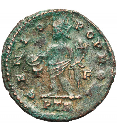 Rzym Cesarstwo. Maximin II Daja, jako August. AE Folis (Nummus), ok. 309-313 AD, mennica Treveri