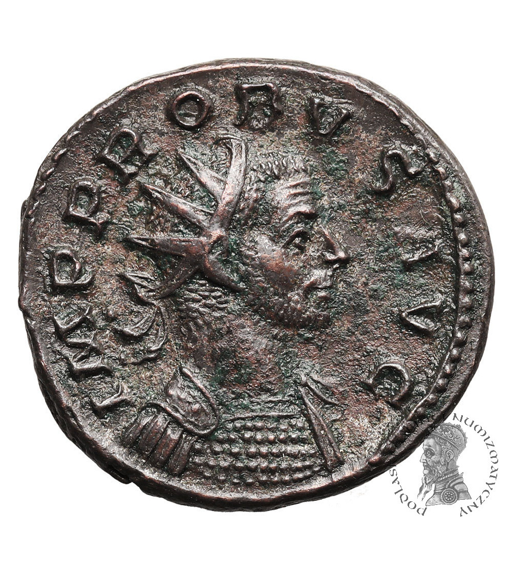 Roman Empire, Probus 276-282 AD. AE Antoninian, 281 AD, Lugdanum (Lyon) - PIETAS AVG