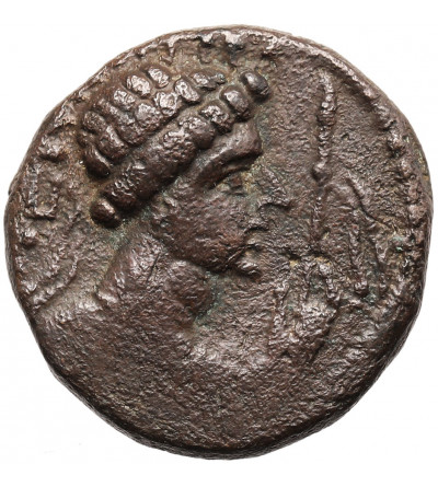 Kushan Empire. Vima Takto, "Soter Megas", ca. 55-105 AD. AE Tetradrachm