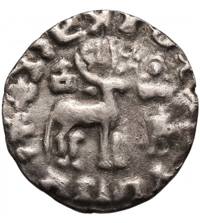 Królestwo Kuninda. Amoghabhuti (Amogh), ok. 200-100 r. p.n.e. AR Drachma bez daty