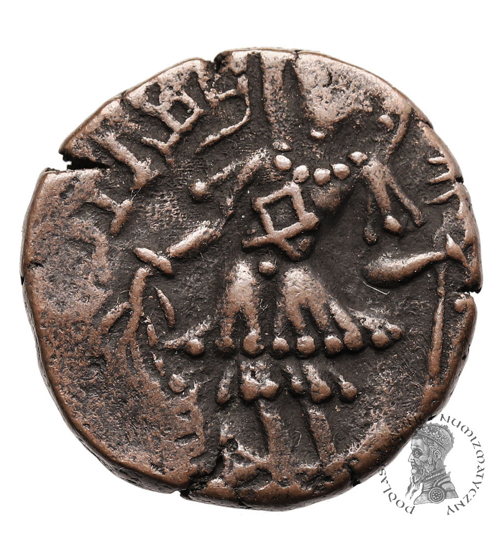 Indie, Kashmir. Taramana II, 540-570 AD. AE Stater, bez daty