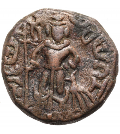 India, Yaudheya (Yoddheya Gana). Bronze (AE Tetradrachma) anonymous, Circa 3rd-4th century,