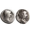 Roman Empire. 2 Denarius set: Hadrianus, AD 117-138, Roma - PIETAS, Diva Faustina Senior, AD 138-140/1, Roma - CERES