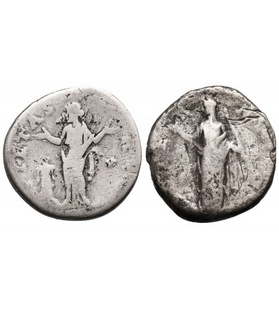 Rzym, Cesarstwo. Zestaw denarów: Hadrian, AD 117-138, Rzym - PIETAS, Diva Faustina Senior, AD 138-140/1, Rzym - CERES