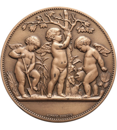 Francja. Medal za osiągnięcia w Ogrodnictwie, sygnowany Alphee Dubois (1831-1905)