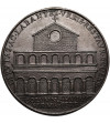 Państwo Kościelne / Watykan. Marcin V, 1417-1431 AD. Medal 1664, fasad bazyliki Santi Apostoli w Rzymie, Girolamo Paladino