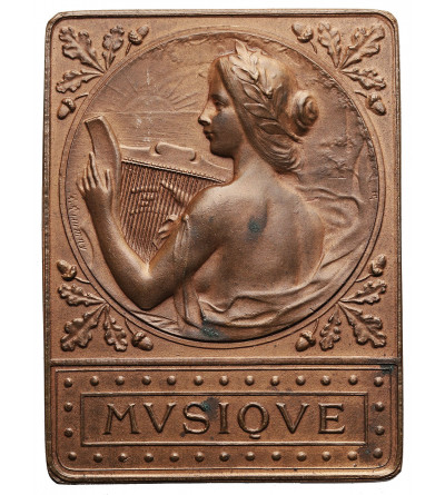 Belgium / Netherlands. ''MUSIQUE" plaquette 1913, La Royale Legia award awarded to Harmonie Ste Cecile from Eijsden