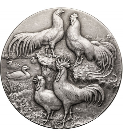 Netherlands, Kingdom. Prize Silver medal 1912, for fowl breeding, Gemeente-Veendam