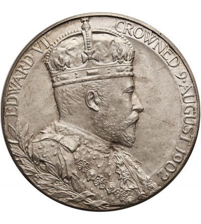 Wielka Brytania. Medal koronacyjny 1902, Edward VII i Aleksandra, G.W. de Saulles